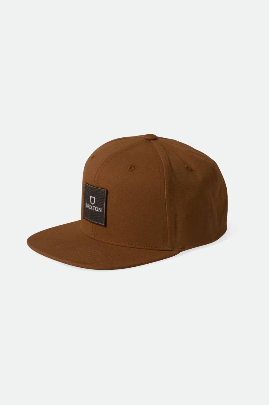 
       Brixton Alpha Square Netplus MP Snapback - Copper/Charcoal
     