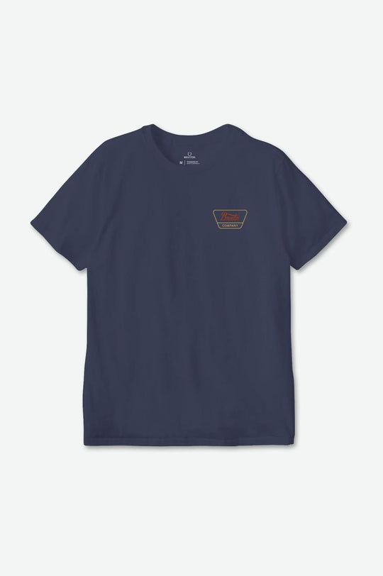 
       Brixton Linwood S/S Standard Tee - Washed Navy/Barn Red/Mustard
     