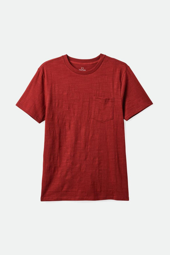 
       Brixton Basic Slub S/S Pocket Tee - Island Berry
     