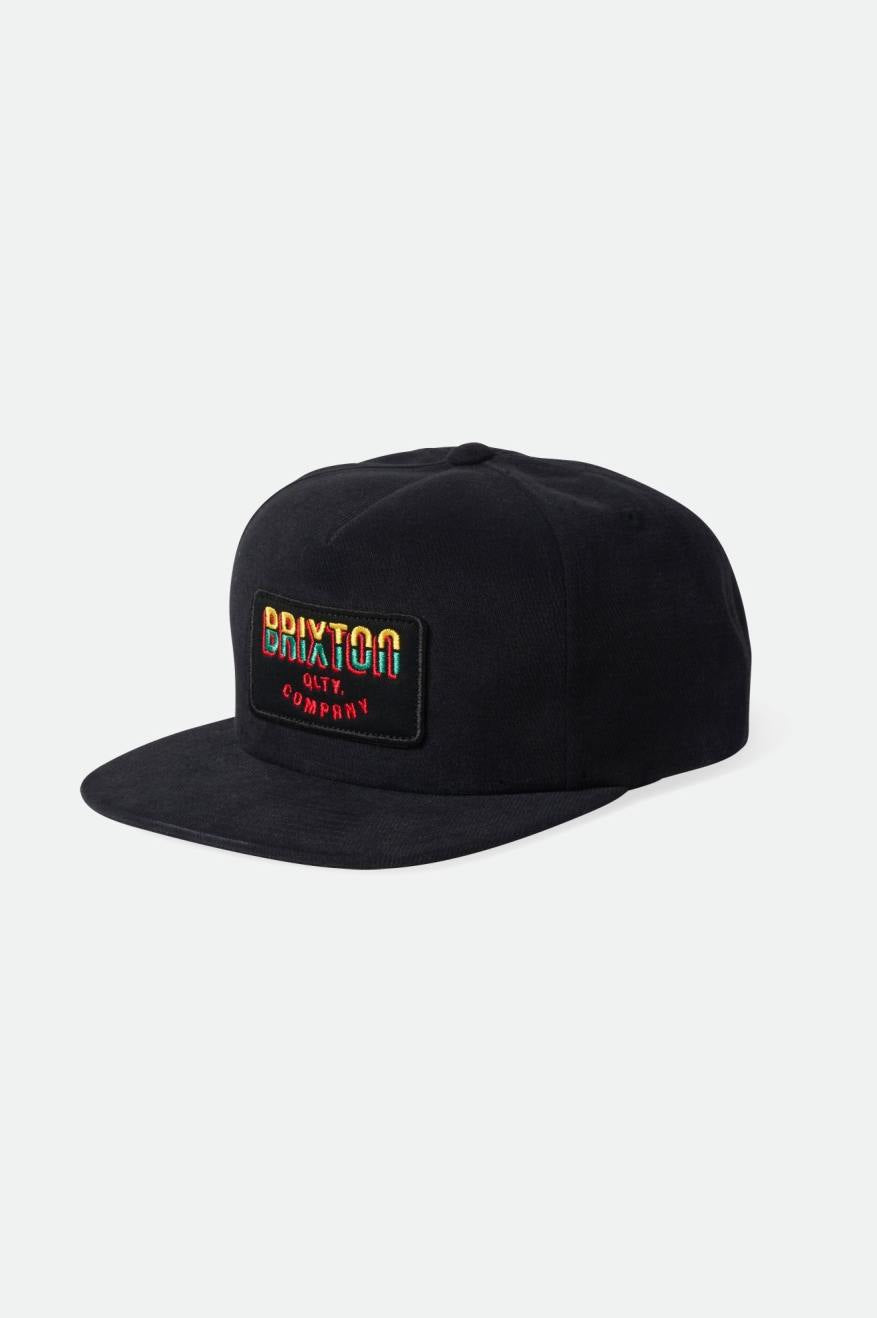 
       Brixton Neighbor MP Snapback - Black Sol Wash
     