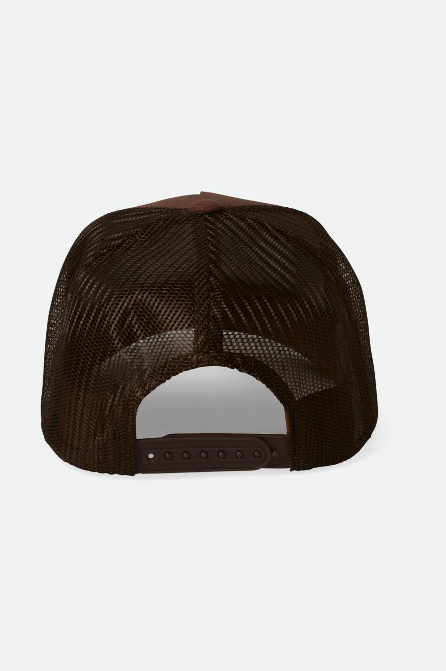 
       Brixton Postal C Netplus MP Trucker Hat - Sepia/Sepia
     