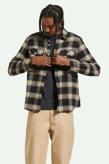 
       Men&#39;s Lifestyle 1 | 20th Anniversary Bowery L/S Flannel - Black/Cream
     