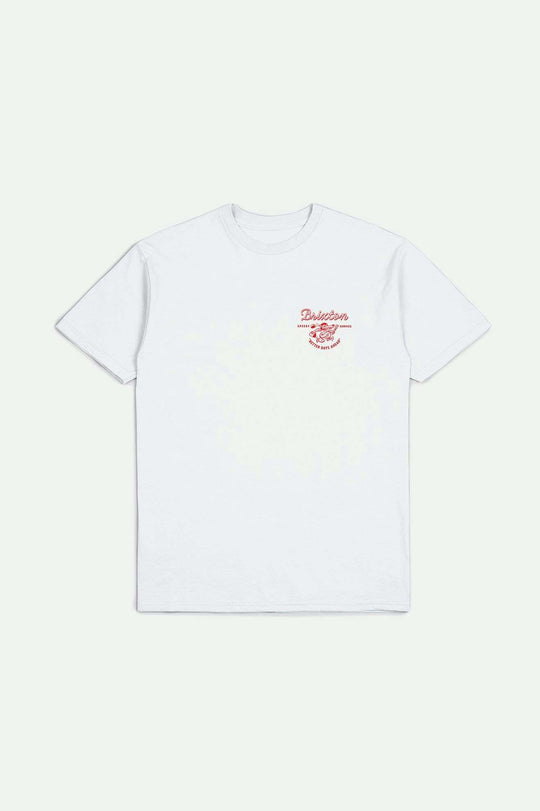 
       Brixton Men&#39;s Better Days S/S Standard T-Shirt - White | Main
     