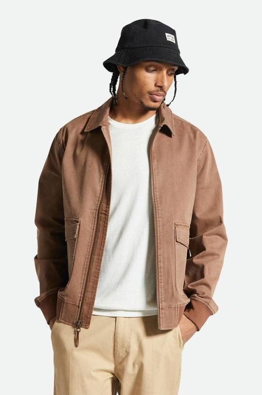 
       Brixton Dillinger Station Jacket - Sepia Sol Wash
     