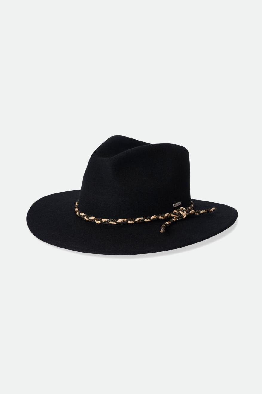 
       Brixton Messer Western Fedora - Black/Multi
     