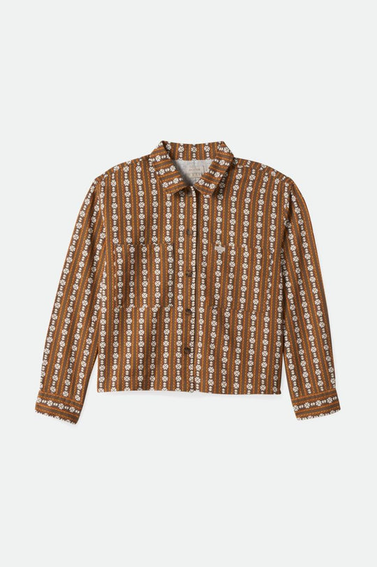 
       Brixton Providence L/S Overshirt - Twig
     