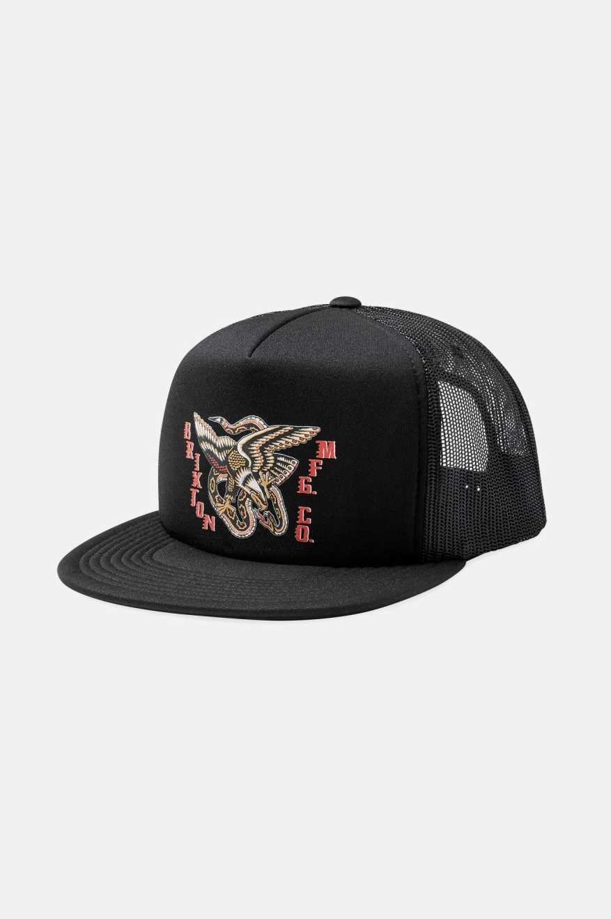 
       Brixton Battle Netplus Trucker Hat - Black/Black
     