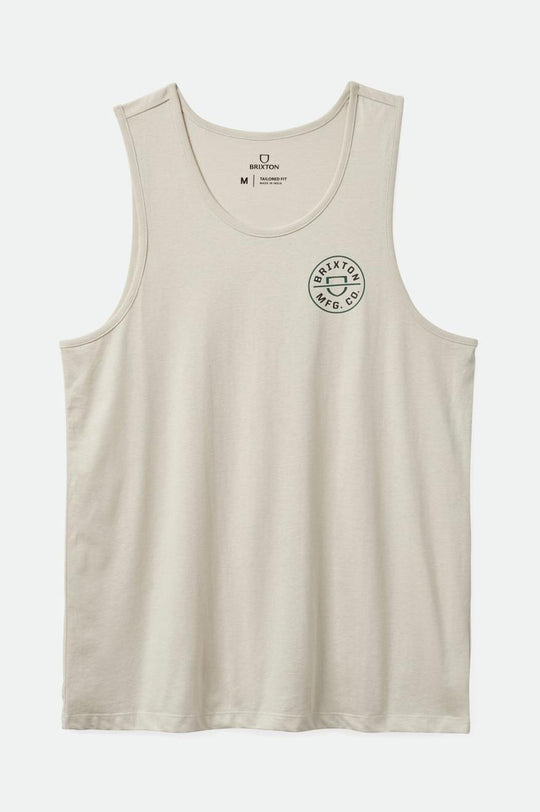 
       Brixton Crest Tank Top - Beige/Trekking Green/Black
     