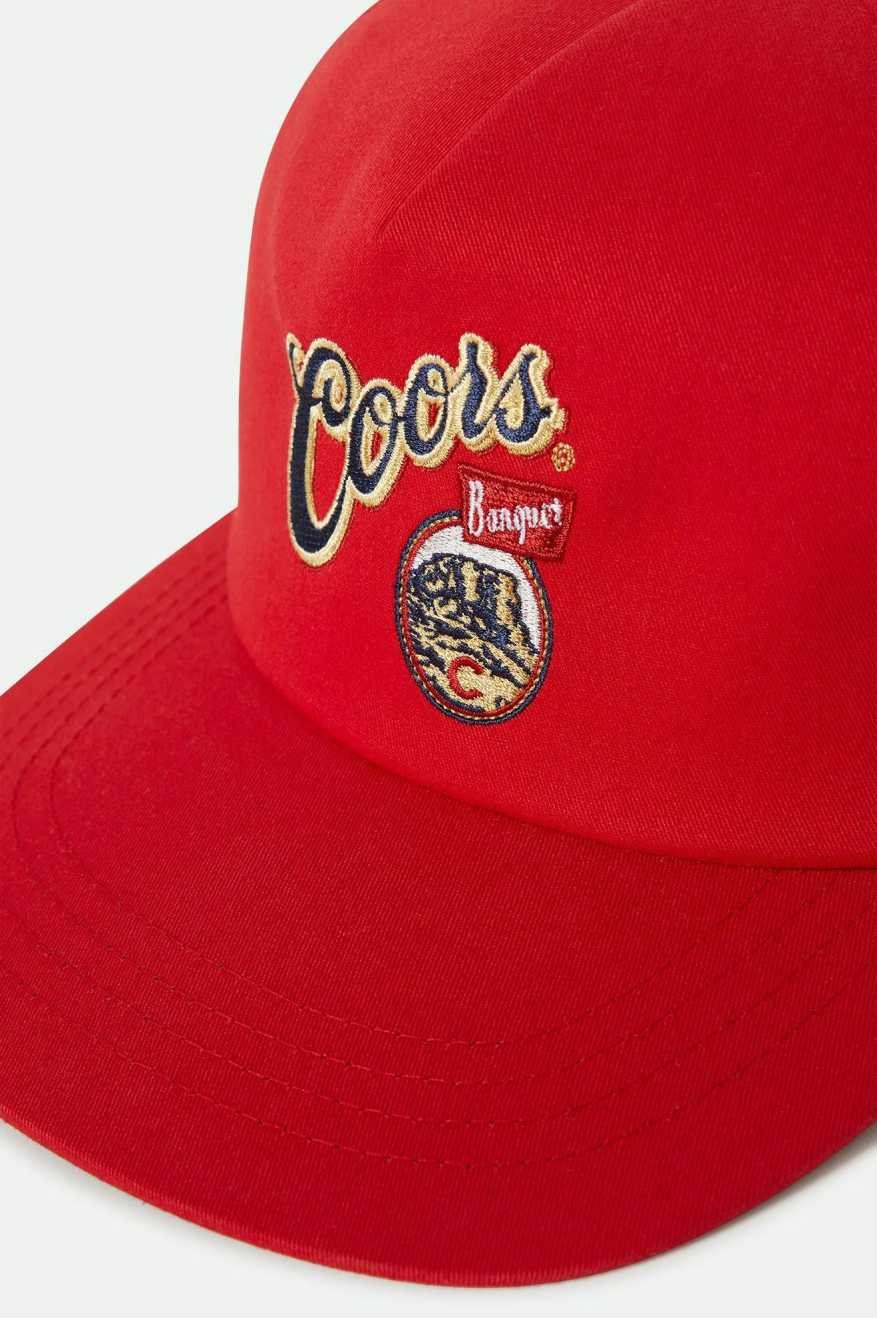 
       Brixton Coors Start Your Legacy Banquet Hops Snapback - Red
     