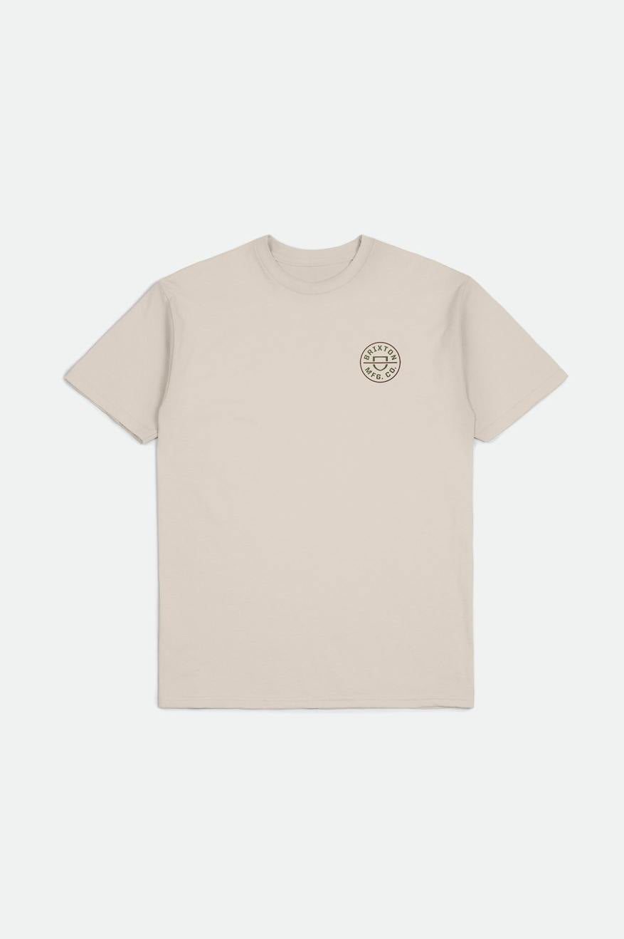 
       Brixton Crest II S/S Standard Tee - Cream/Sea Kelp/Sepia
     