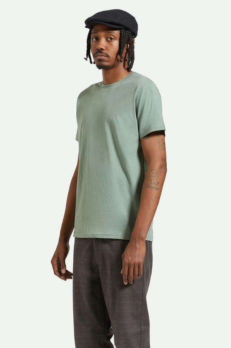 
       Men&#39;s Fit, front | Premium Cotton S/S Tailored T-Shirt - Laurel Wreath
     