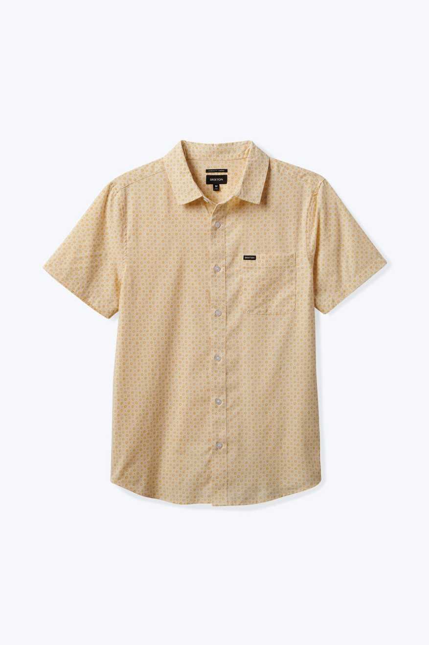 
       Brixton Charter Print S/S Shirt - Whitecap Micro
     