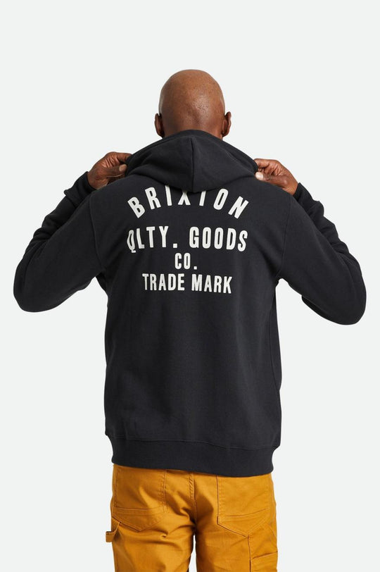 
       Brixton Woodburn Fleece Full Zip - Black
     