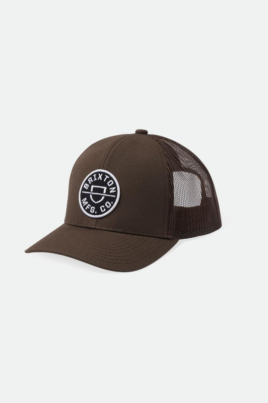 
       Brixton Crest Netplus MP Trucker Hat - Dark Earth/Dark Earth
     