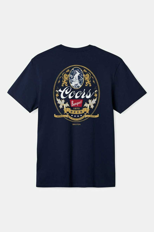 
       Brixton Coors Start Your Legacy Mountain T-Shirt - Navy
     