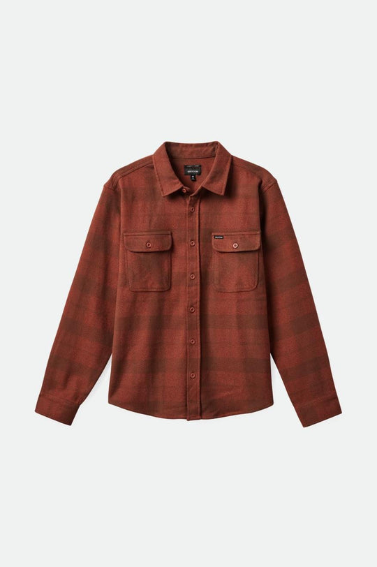 
       Brixton Bowery Stretch Water Resistant L/S Flannel - Sepia/Terracotta
     