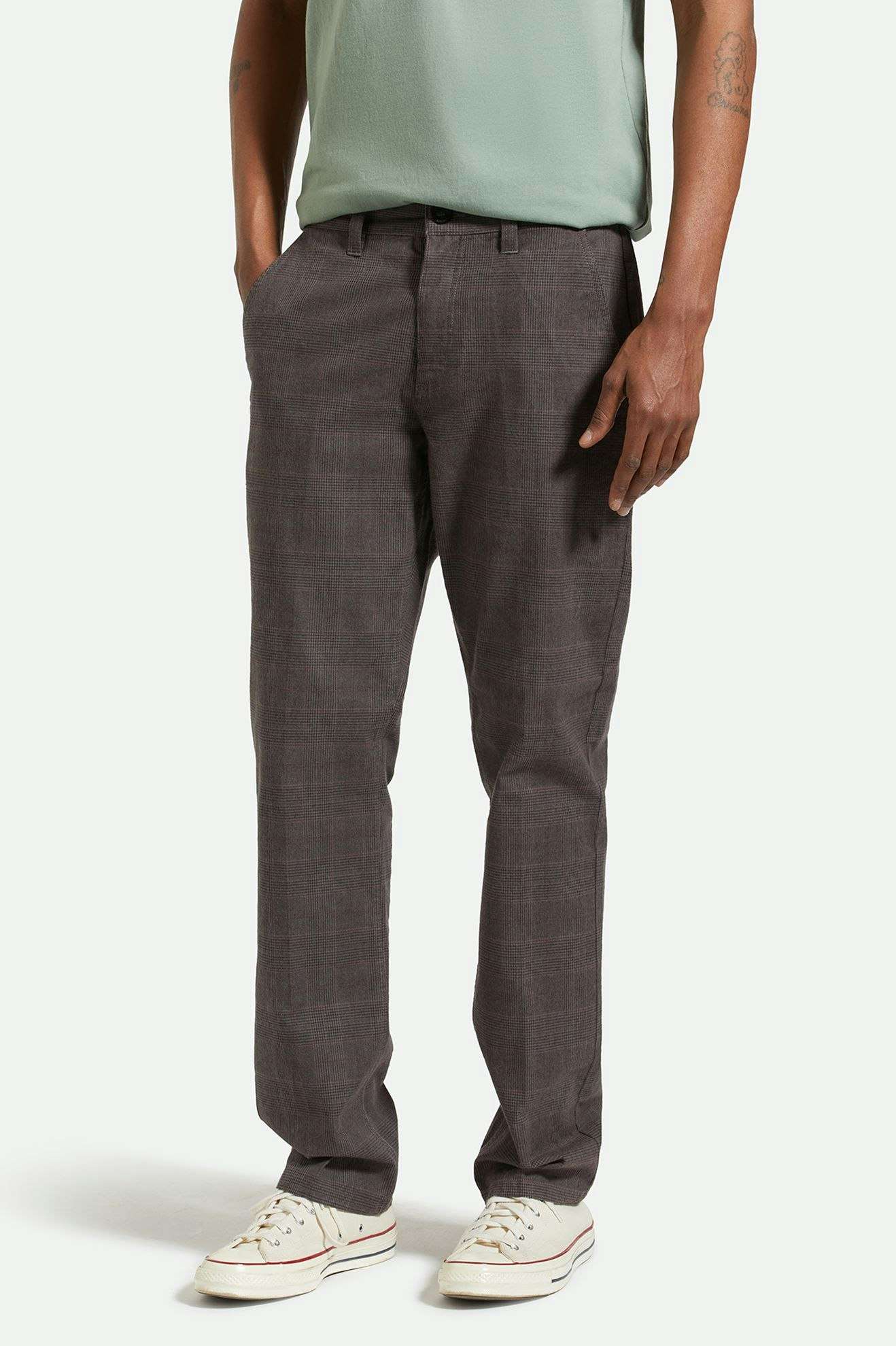 
       Men&#39;s Front Fit | Choice Chino Regular Pant - Black Houndstooth
     