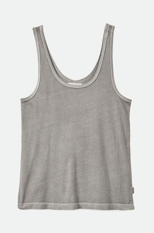 
       Brixton Carefree Organic Garment Dyed Scoop Neck Tank - Washed Black
     