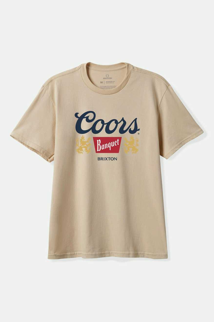 
       Brixton Coors Start Your Legacy Griffin T-Shirt - Cream
     