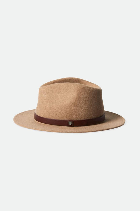 
       Brixton Messer Fedora - Heather Sand
     