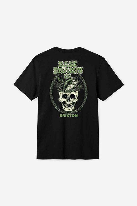 
       Brixton Bass Brains Skull S/S Standard T-Shirt - Black
     