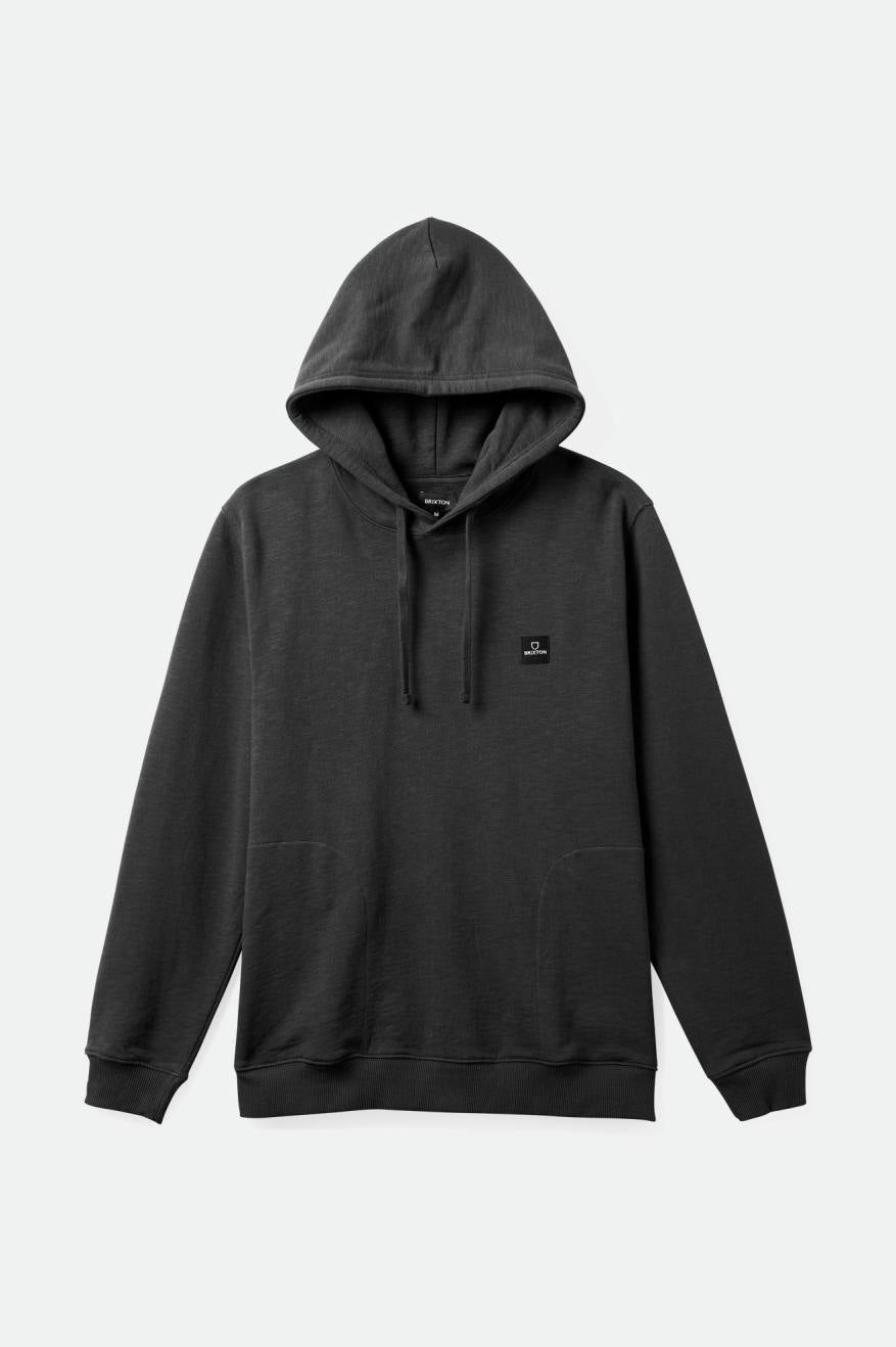 
       Brixton Alpha Square Slub French Terry Hood - Washed Black
     