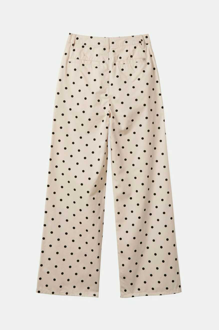 
       Brixton Victory Full Length Wide Leg Pant - Natural
     