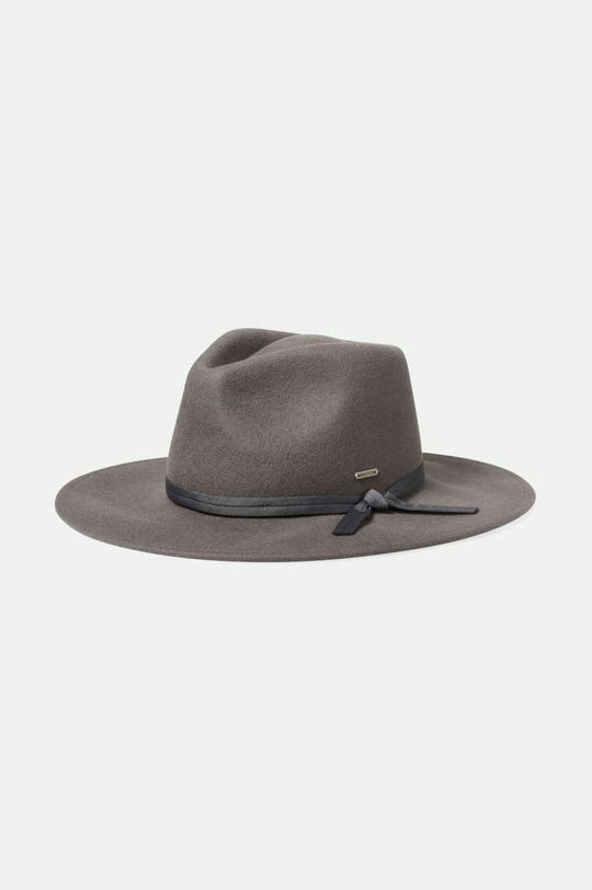 
       Brixton Women&#39;s Joanna Felt Packable Hat - Dark Grey | Main
     