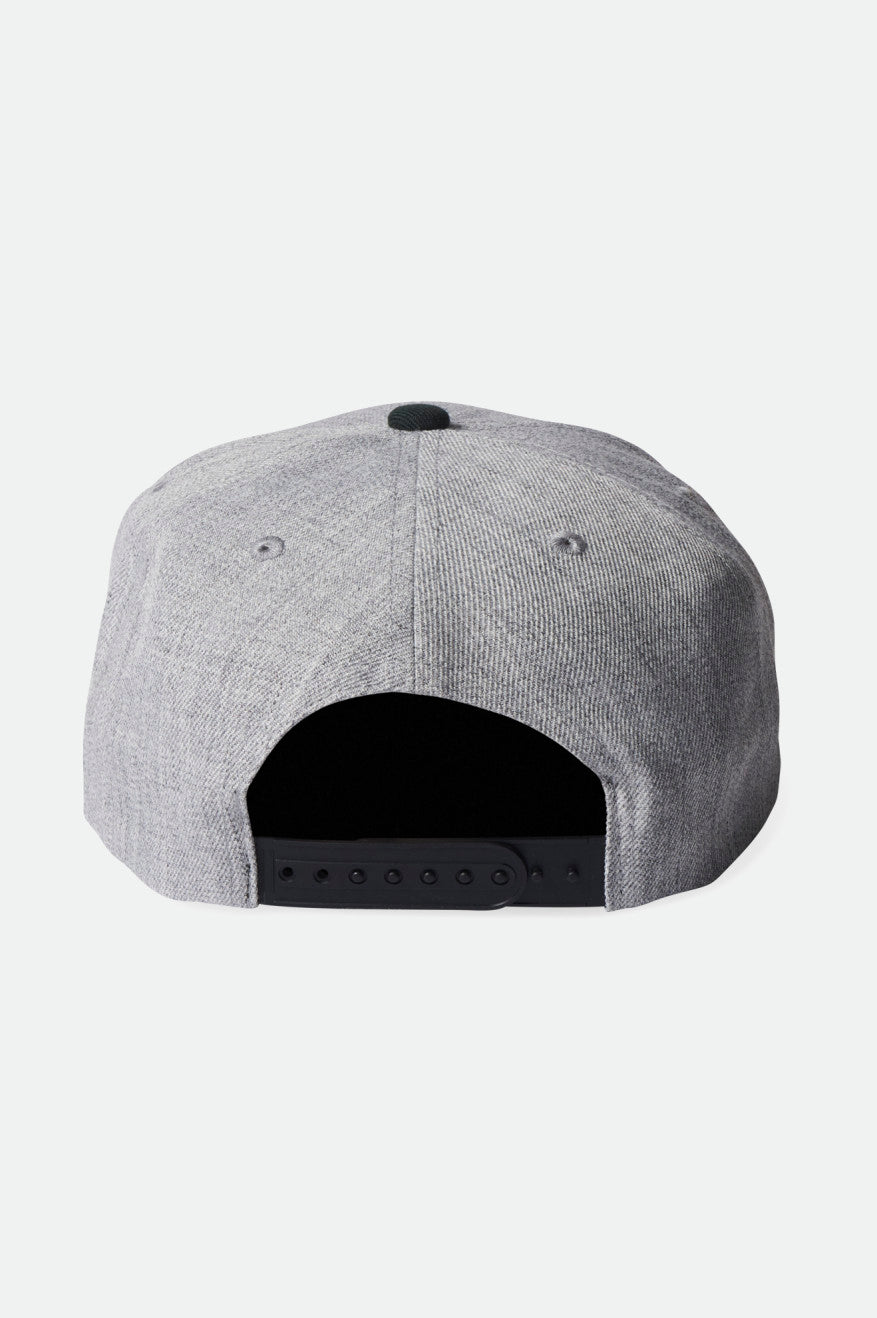 
       Brixton Woodburn II Oceanside Snapback - Heather Grey/Black
     