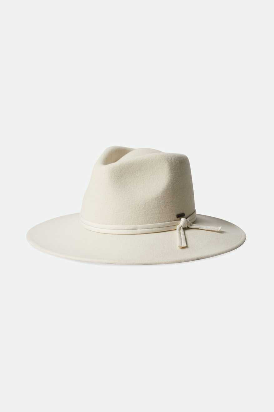 Off white fedora hat best sale