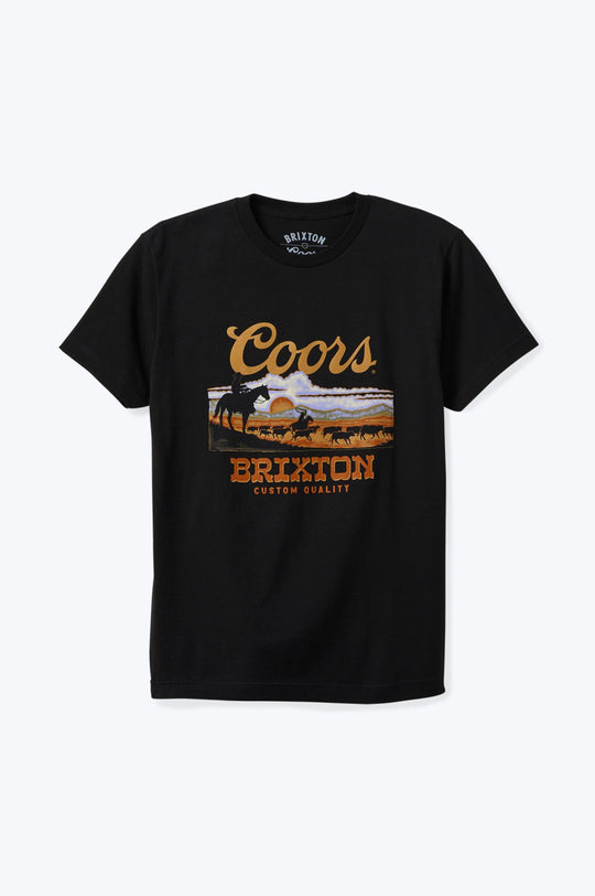 
       Brixton Coors Sunset S/S Standard Tee - Black
     