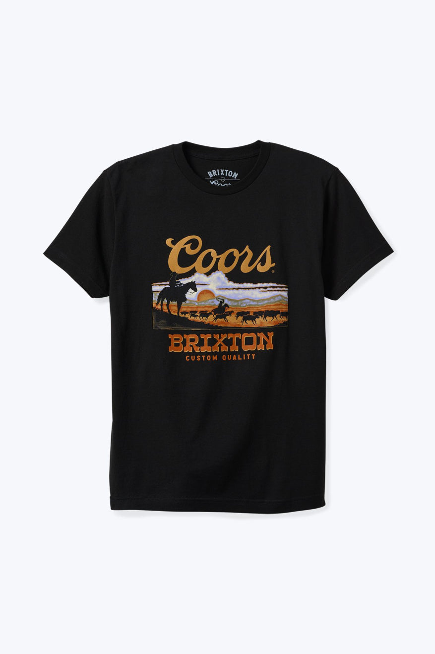 
       Brixton Coors Sunset S/S Standard Tee - Black
     