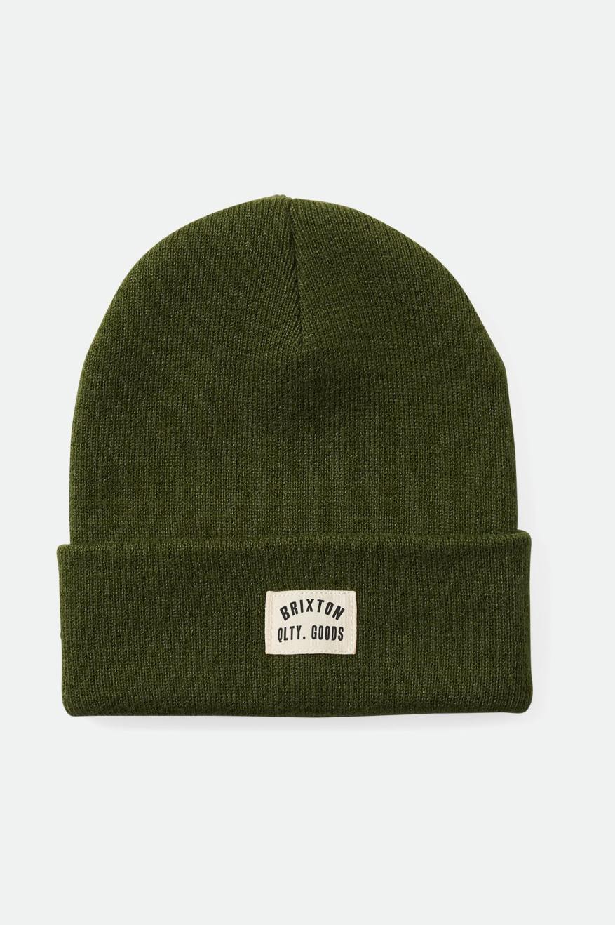 
       Brixton Woodburn Watch Cap Beanie - Chive
     