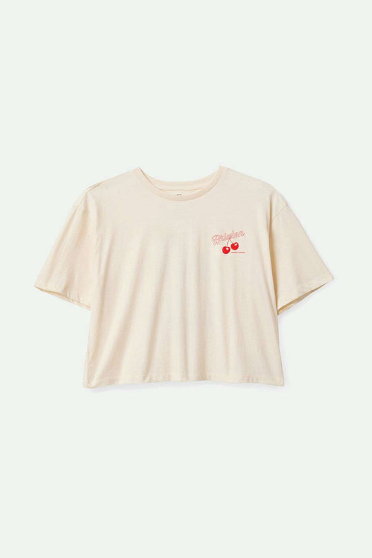 
       Brixton Women&#39;s Cherry Skimmer S/S T-Shirt - Off White | Main
     