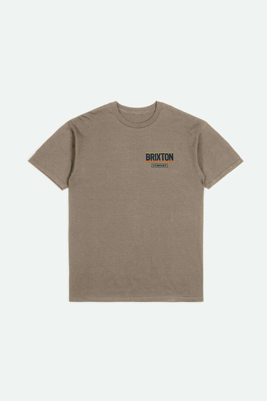 Brixton Men's Raven S/S Tailored T-Shirt - Oatmeal | Main