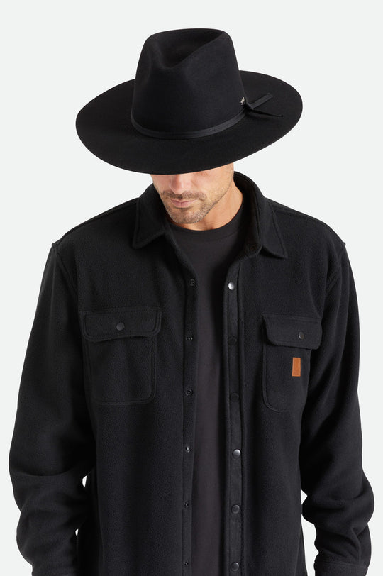 
       Brixton Unisex Cohen Cowboy Hat - Black | Featured fit
     