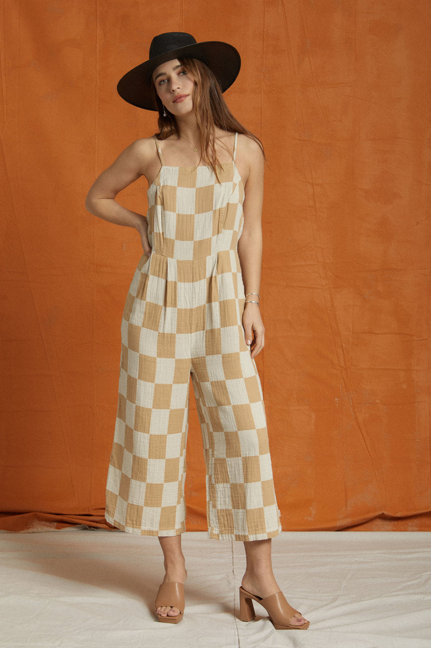 
       Brixton Mykonos Jumpsuit - Sand
     