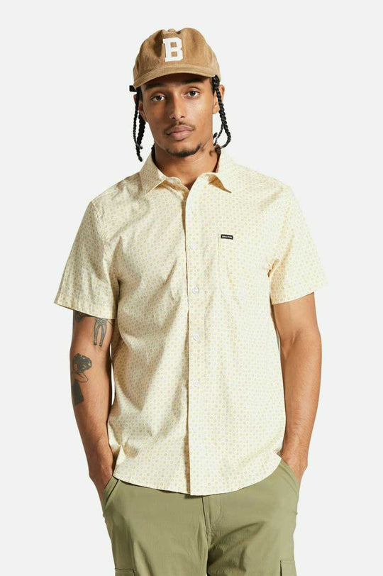 
       Brixton Charter Print S/S Shirt - Whitecap Micro
     