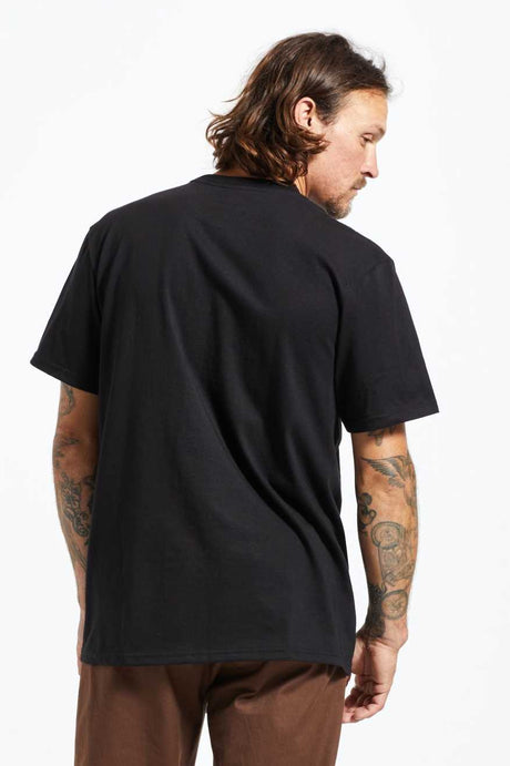 
       Men&#39;s Back Fit Image | Builders S/S Standard T-Shirt - Black
     