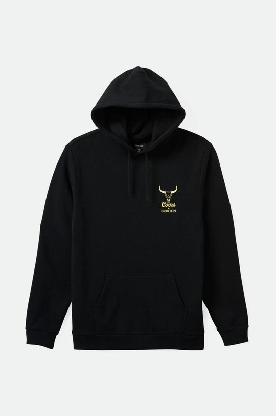 
       Brixton Coors Bull Hoodie - Black
     