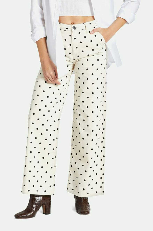 
       Brixton Victory Full Length Wide Leg Pant - Natural
     