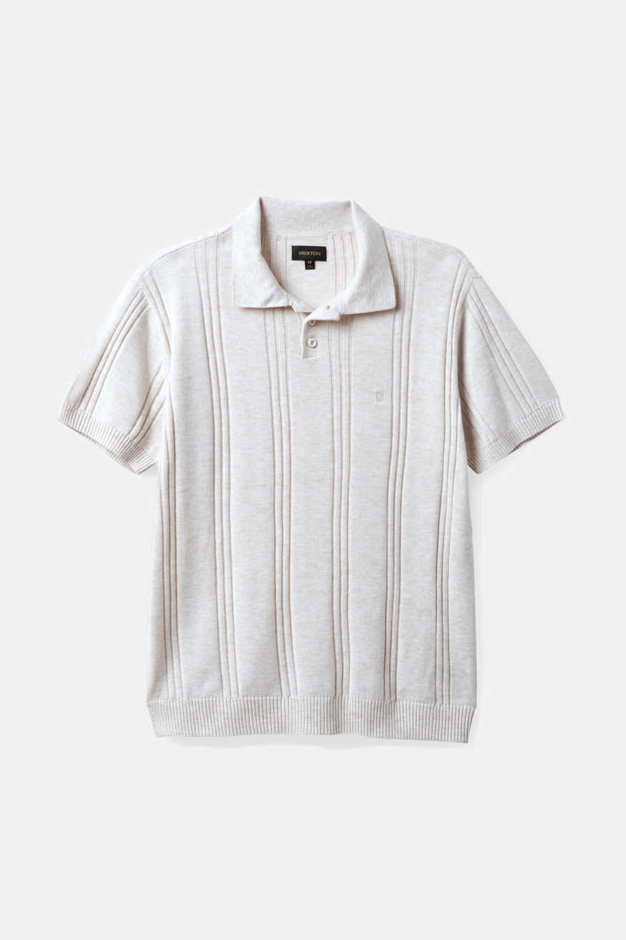 
       Brixton Weekend Reserve Merino Wool S/S Polo - Off White
     