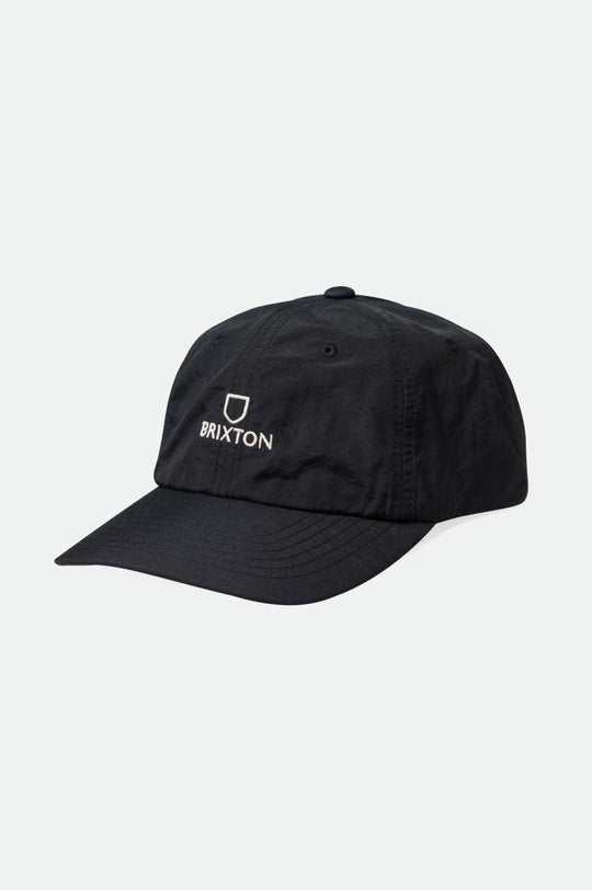 
       Brixton Alpha LP Adjustable Hat - Black/White Vintage Wash
     