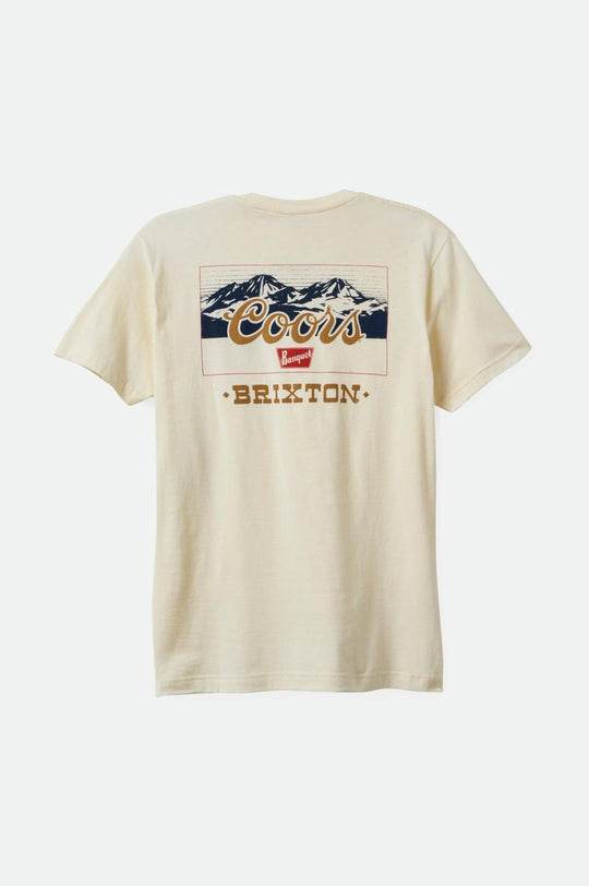 
       Brixton Coors Mirror S/S Standard Tee - Natural
     