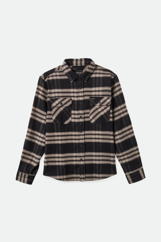 
       Brixton Bowery Stretch Water Resistant L/S Flannel - Black/Charcoal
     