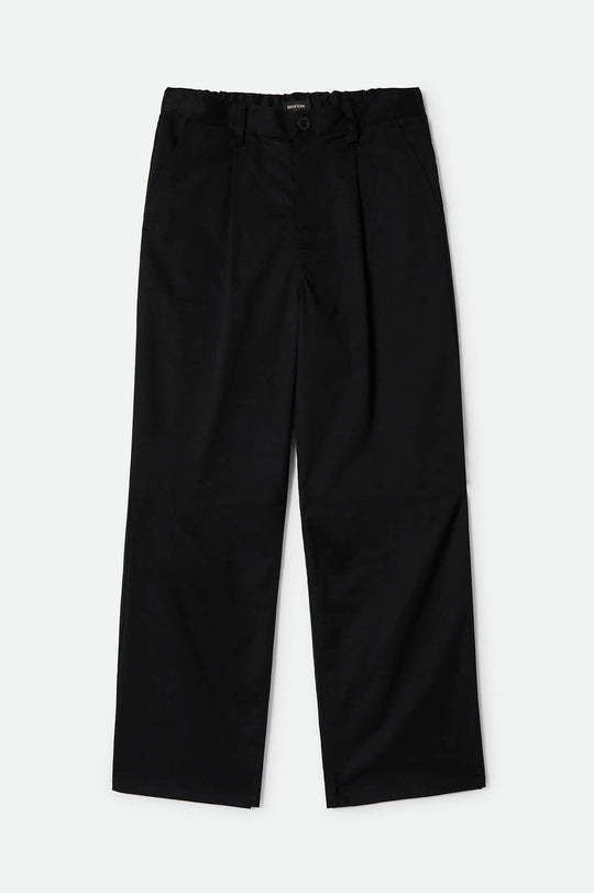 Men's Baggy Skate Pant in the color Black - Front Product View