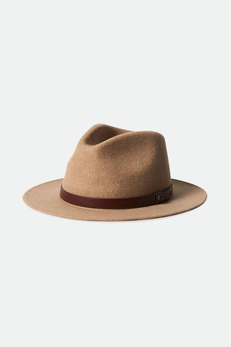 
       Brixton Messer Fedora - Heather Sand
     