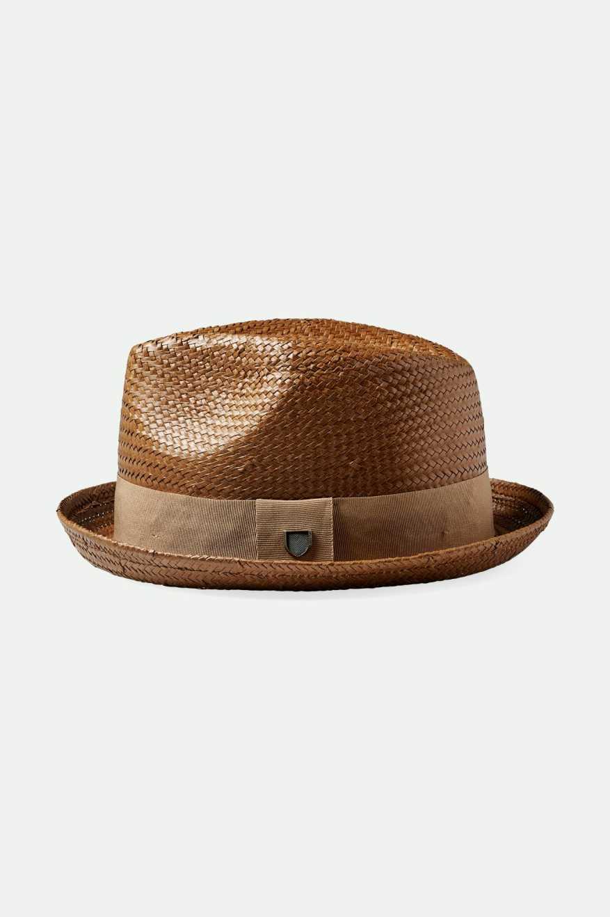 
       Brixton Castor Fedora - Toffee/Bronze
     