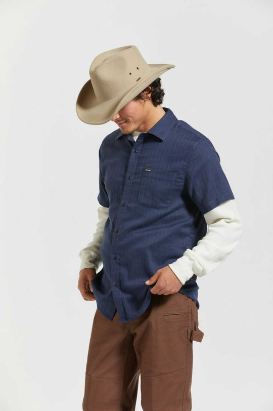 
       Brixton Unisex Scottsdale Weather Guard Cowboy Hat - Sand | Men&#39;s Side Fit
     