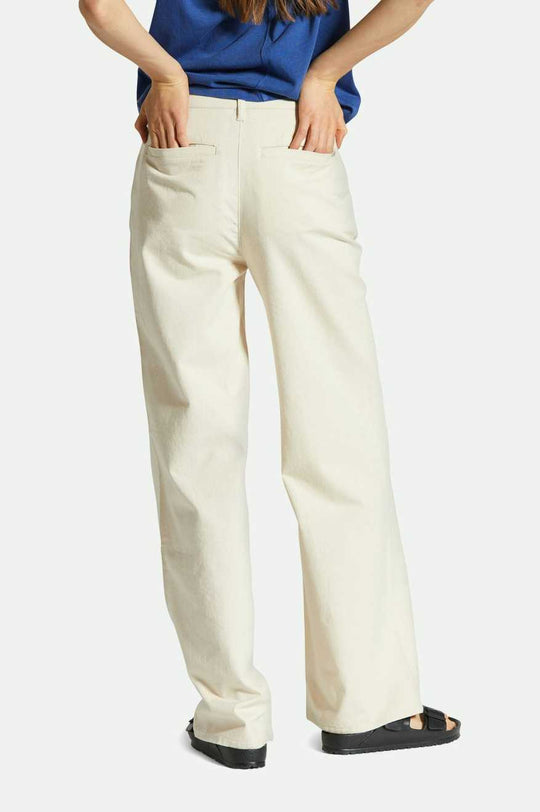 
       Brixton Victory Full Length Wide Leg Pant - Natural/Natural
     